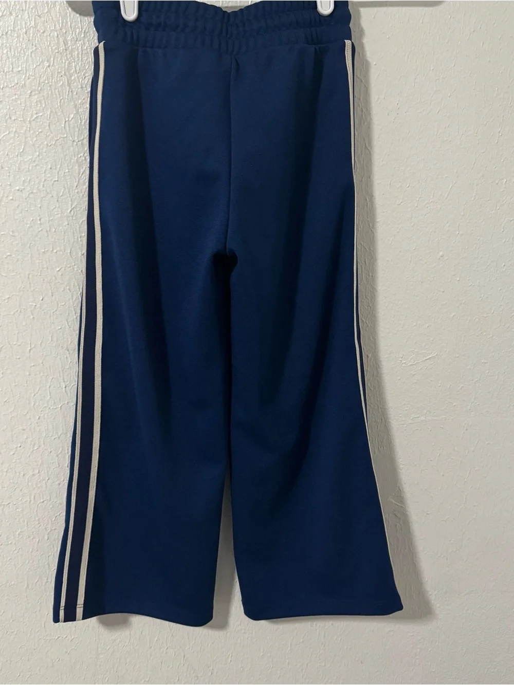Gap Kids Boys Size Small Seamed Navy Track Pants White Side Stripes NWOT Casual